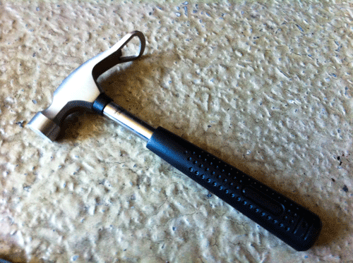 Hammer and bottle opener